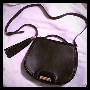 The Limited Black Tassel Purse